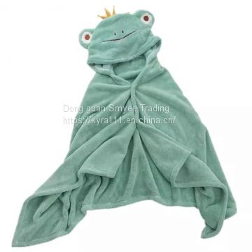 100% cotton terry baby hooded towel