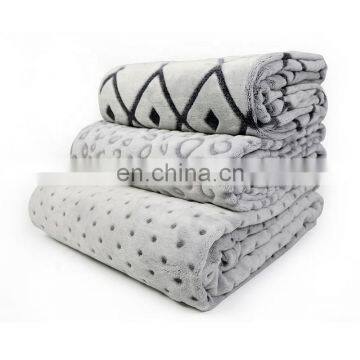 Ultra Soft Flannel Fleece Blanket Winter Warm Blanket Solid Color Ligthet Weight Blanket