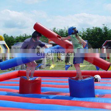 Inflatable Duel Combat Fighting Joust Jousting Stick Game for Adult Gladiator Game