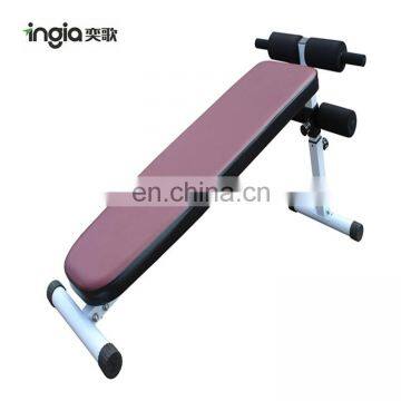 Folding Abdominal Training Exerciser Bench Sit Up Bench with Resistance Rope