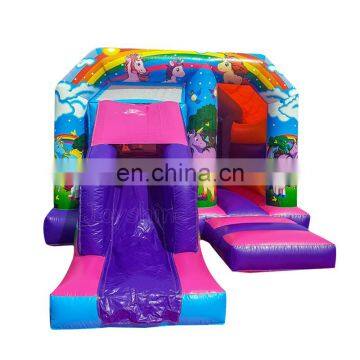 Unicorn Bouncy Castle Inflatable Childrens Bounce House Jumping Castles and Slide