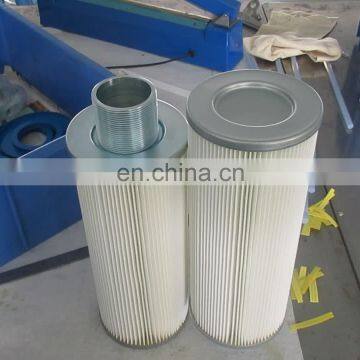 Polyester coating filter element  dust removal cylindrical air  filter cartridges