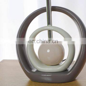 Nordic Art Style Custom Living Room Standing Desk Light Bedside Ceramic Lamps for Home Decor photo-3