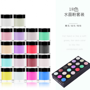 For Nail Art Painting Colored Acrylic Powder Nail Glitter Powder