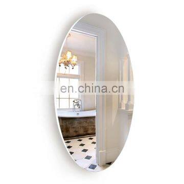 5mm thk vinyl backing safety float glass silver mirror for bath room