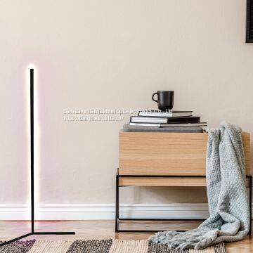 New LED Line Magic Color Dimming Corner Lamp RGB Magic Color Trigeminal Living Room Floor Lamp Remote Control RGB Corner Lamp photo-3