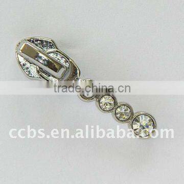 High Quality Y Teeth No.5 Fashion Nylon Slider With Diamond