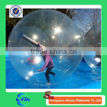 Clear water walking ball 0.8mmPVC bubble ball walk water inflatable water ball for kids and adult