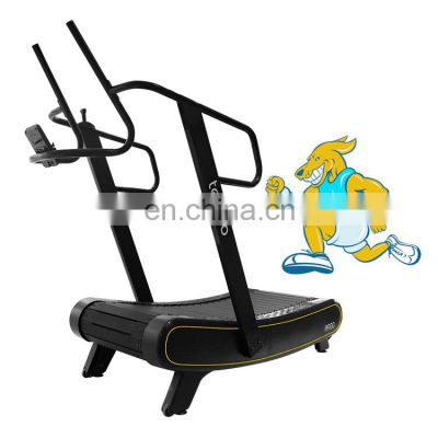 with front transport curved treadmill with resistance commercial manual treadmill running treadmill running machine price