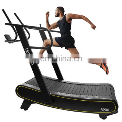 self-generate  treadmill for walk backwards, jog and sprint commercial running machine non-motorized treadmill