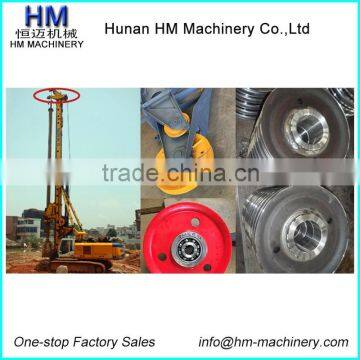 Sheave, Rope Roller, Mast head Main Winch Rope Pulley For Bauer Drilling Rigs BG28 BG40 BG236 BG25