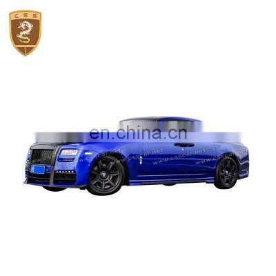 Auto accessories carbon fiber front bumper rear bumper side skirts for Rolls-Royce Ghost CSS style body kit