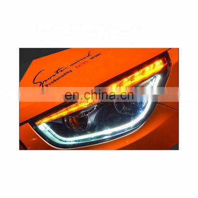 New arrival Modified Car Accessories Car Led Headlight for ix35 2015