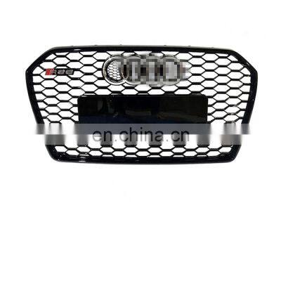 Front grille honeycomb grille for AU DI A6 RS6 16-18  auto  spare parts cars accessories factory supplier