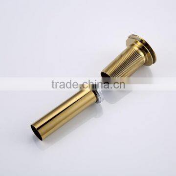 Cheap High Quality Cooper Ti-gold Bathroom Tub Drainer
