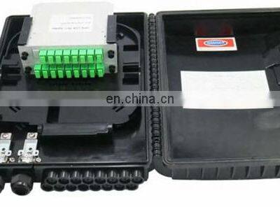 ftth коробка распределения внутреннего оптического кабеля на 16 жил с 1*16 PLC сплиттером photo-2