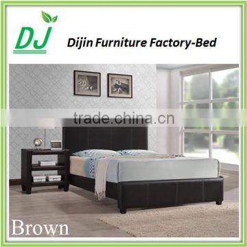 2016 luxury and elegant antique bedroom and french style leather double bed