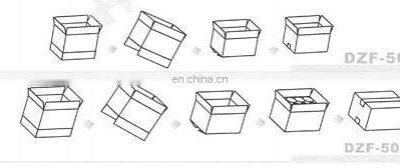 DZF-5050A Hualian Box Flap Folding Machine Semiautomatic Bottom Flap Carton Sealer photo-4