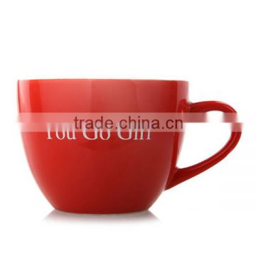 Big capacity ceramic mug cup