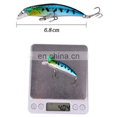 70mm 4g Hard Bait Minnow Wobbler Laser Fishing Lure Molds Fishing Lure Minow photo-3
