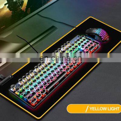 Long Customize Glorious Rubber Game Black Extended LED Large Custom RGB Mouse Pad photo-3