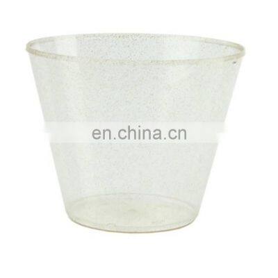 Disposable Hard Clear 9oz 10oz 12oz 14 oz Rose Gold Plastic Cups photo-5