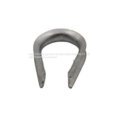 Galvanized DIN6899A wire rope thimble/wire rope thimble for wire rope