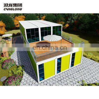 Easily Installing 4 bedroom container house