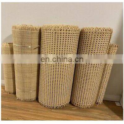 Viet Nam Premium Factory Sell - off Synthetic Wicker Rattan Cane Webbing Roll standard size open for decor furniture