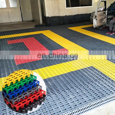 CH Excellent Quality Modular Easy To Clean Eco-Friendly Non-Toxic Drainage Performance 50*50*5cm Garage Floor Tiles