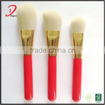 Hot Selling High Quality Red Wooden Handle 10pcs Makeup Brush Set photo-3