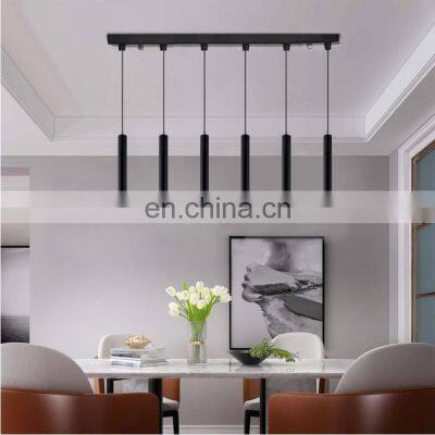 Track Rail Long Tube 5W Pendant Lamp Aluminium Ceiling Mounted Nordic Linear LED Pendant Light