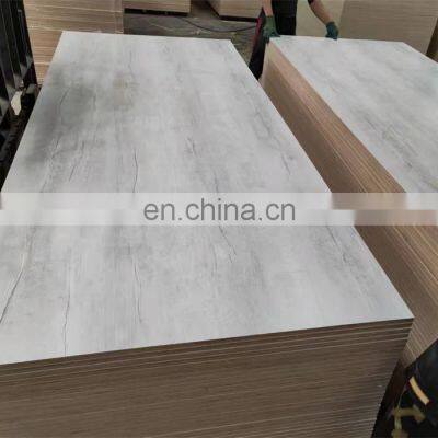 Hardwood core  building boards 18mm melamine laminated plywood for furniture