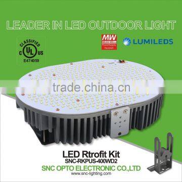 SNC UL cUL LUMILEDS LED Retrofit Kit 400W for Street Shoeboxes Wall Packs Canopy high bay