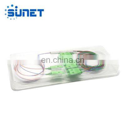 2x2 2x4 2x8 2x16 2x32 2x64 SC Steel Tube Splitter APC Cassette Wall Mini Type PLC Splitter photo-4