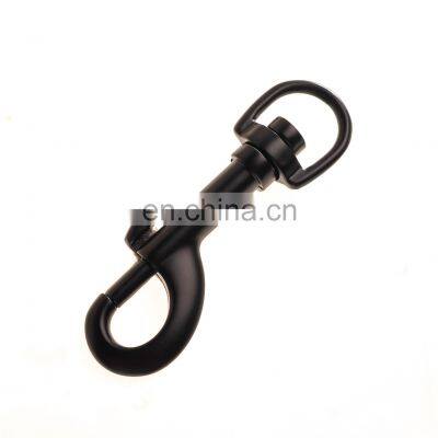 Wholesale 2021 Newest Rainbow Color Metal Keychain Custom Snap Hook Buckle Pet Buckle Carabiner Hook photo-2