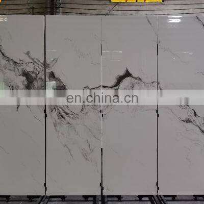 Sintered Stone Dining Table White Marble Slabs 800x2600mm photo-3