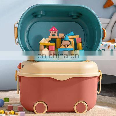 Hot Sale Kids Toy Storage Organizer Car Shape Toys Storage Cabinet Children Plastic Storage Box for Home Decor photo-2
