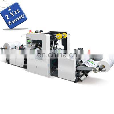 UT1200 Automatic PP Spunbond Nonwoven Fabric Cloth Kraft Roll Shopping Paper Bag Hot Foil stamping Machine