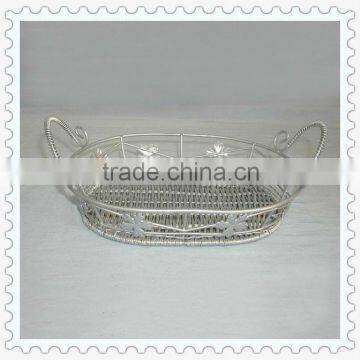 bread fruit handmade oval shape wholesale wire baskets