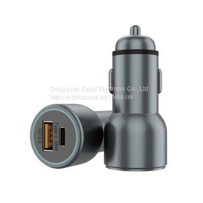 ZUOQI QC3.0 6A Мини-портативный быстрый зарядчик с двумя портами USB TYPE-C высокого качества