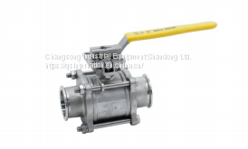 3 Piece High Platform Fast Loading Ball valve