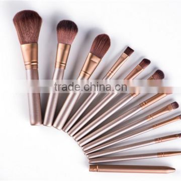 12pcs Makeup brush with PU leather pouch makeup tools for sale