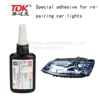 The Shell of the Car Lampshade is Cracked and Has no Marks. The Repair Solution Has High Hardness and Can be Polished to Repair the Surface With UV Resin photo-3