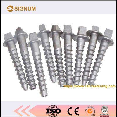 Ss series railway sleeper screw_Railway Fasteners-Signum Rail Fastening