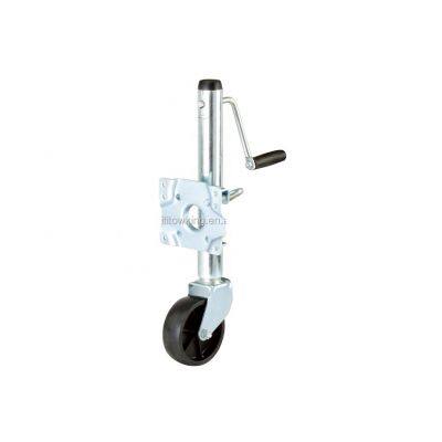 TOWKING 1000 Pound Capacity 6'' Wheel Marine Swivel Trailer Jack With Handle