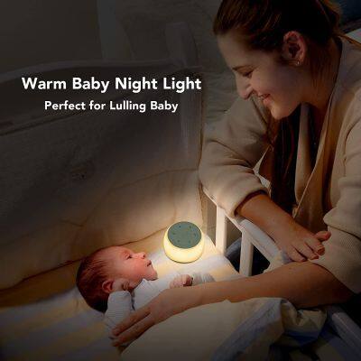 White Noise Sound Machine With Night Light for Babies With 34 Mixable Soothing Sounds Baby Christmas Gift photo-2