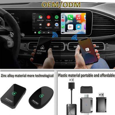 Проводной адаптер для беспроводного CarPlay и Android Auto, 2 в 1