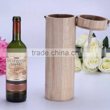 Customized Round Wood Wine Box Accepted OEM.gift Wine Box photo-2