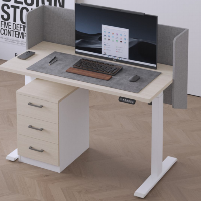 Standing Desk- Adjustable Hand Lift Table Frame for Home Office - Linear Actuator for Enhanced Comfort & Productivity - Modern Living Room Furniture photo-2